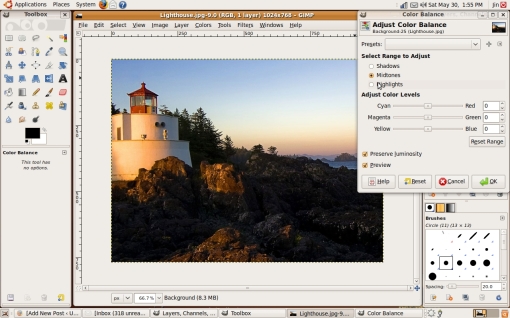 ตัดต่อภาพถ่ายด้วยสุดยอดโปรแกรมตกแต่งภาพฟรี GIMP