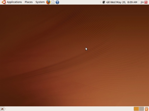 หน้าตาของ ubuntu พร้อมใช้งาน